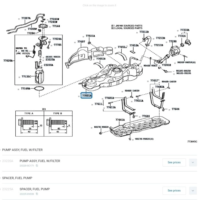 باک بنزین هایلوکس شاسی کوتاه-2018
