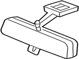 آینه داخل لندکروزرروی سقف-1998-2002