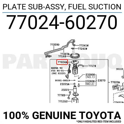 صافی بنزین داخل باک پرادودوباک-2011